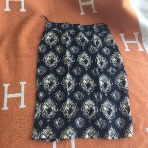 Authentic dolce gabbana golden heart skirt